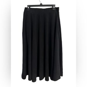 Midi black skirt